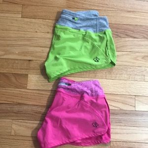 2 pairs of Running Rabbit shorts